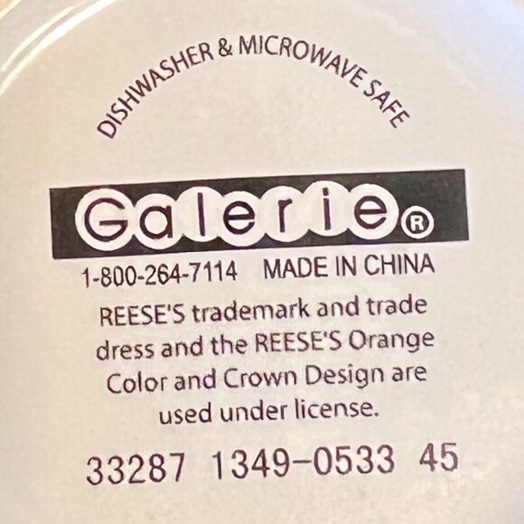 Set of 2 Reese’s Peanut Butter Cup Chocolate Candy Logo Ceramic Mugs - Picture 9 of 9